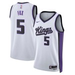 Sacramento Kings Trikot De Aaron Fox Nike 2023-24 Association Edition Weiß Swingman - Herren